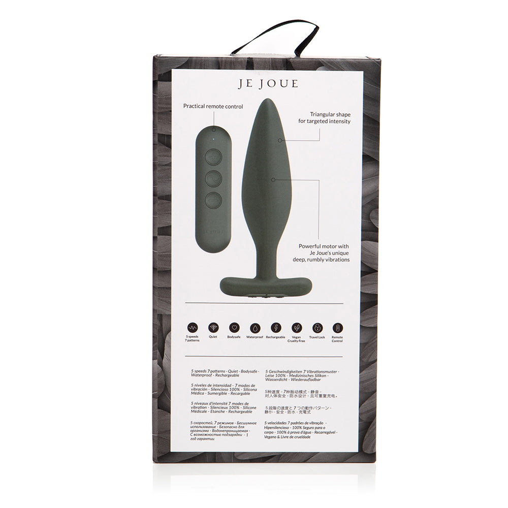 Je Joue Egon Vibrating Butt Plug Black 16