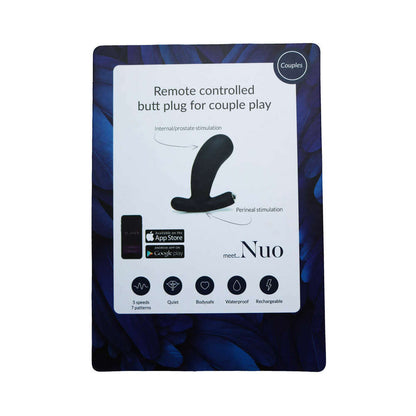 Je Joue Nuo V.2 App-Compatible Anal Plug Black 4