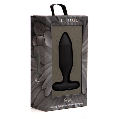 Je Joue Onyx Vibrating Butt Plug Black 12
