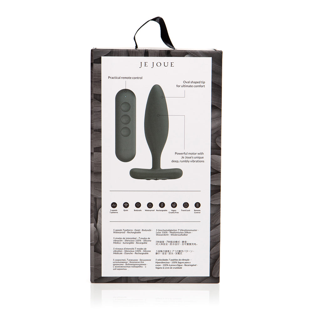 Je Joue Vesta Vibrating Butt Plug Black 13