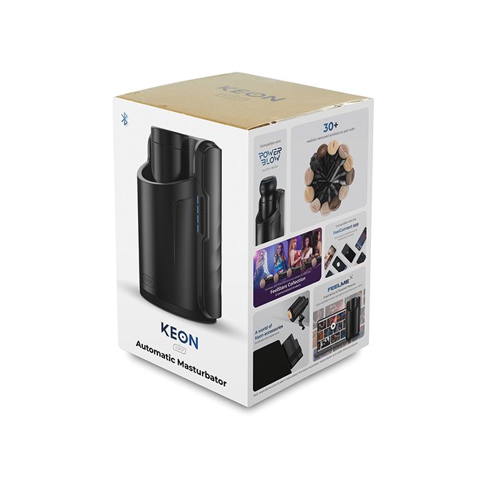 Kiiroo Keon New Box Combo Set w/Stroker - Black 