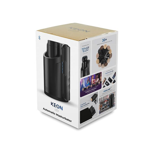 Kiiroo Keon New Box Combo Set w/Stroker - Black 