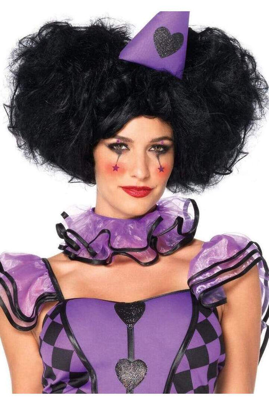 Leg Avenue 12" Puffy Bob Wig Black in One Size 