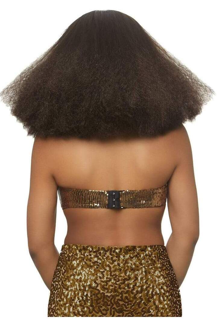 Leg Avenue 16" Diva Disco Wig Brown in One Size 2