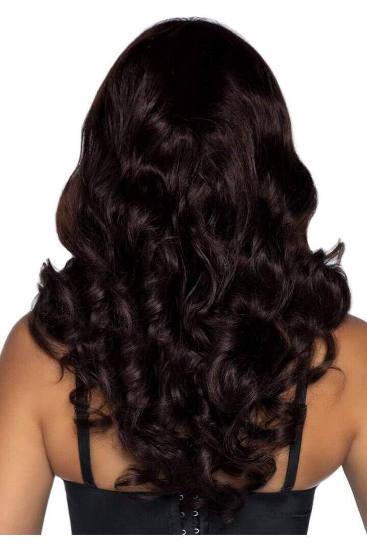 Leg Avenue 24" Wavy Wig with Bangs in One Size 5