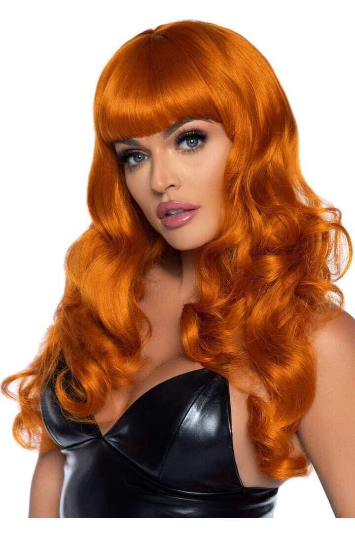 Leg Avenue 24" Wavy Wig with Bangs in One Size 8
