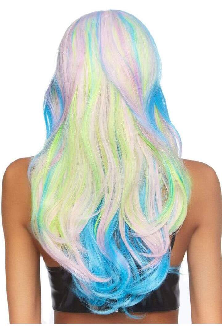 Leg Avenue 27" Mystic Hue Multi Color Wavy Long Wig Multicolor in One Size 1