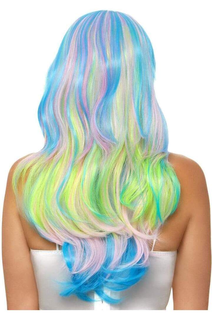 Leg Avenue 27" Mystic Hue Multi Color Wavy Long Wig Multicolor in One Size 4