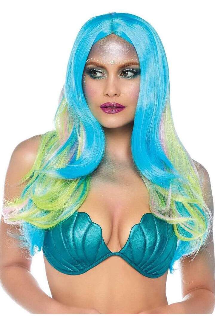 Leg Avenue 27" Mystic Hue Multi Color Wavy Long Wig Multicolor in One Size 5