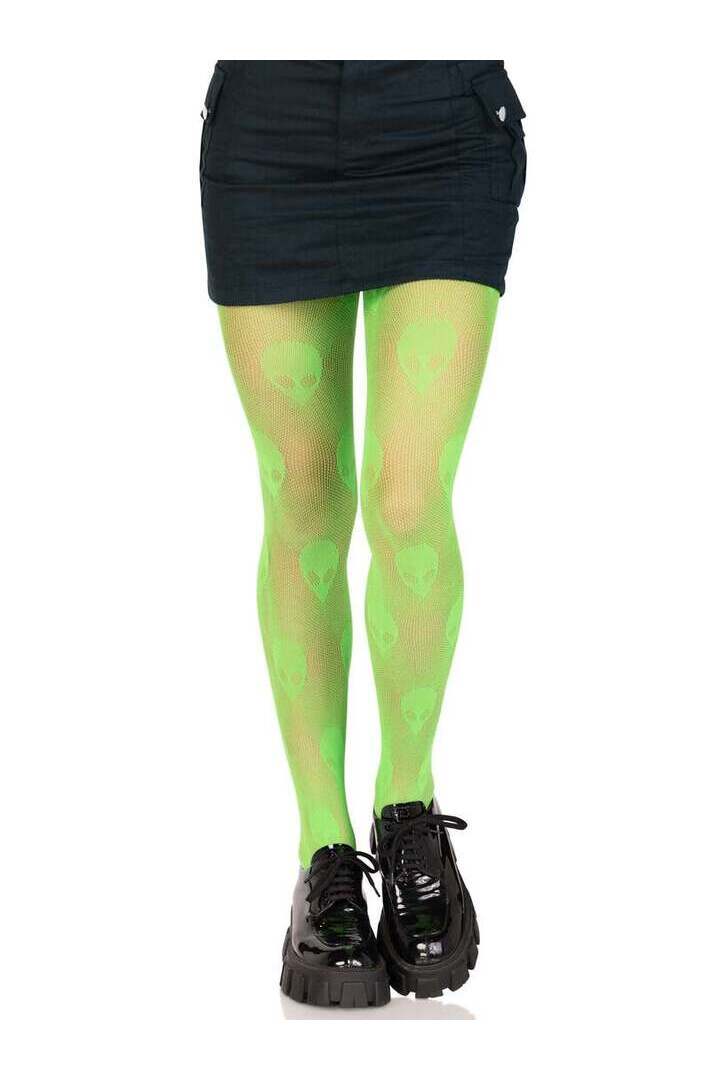 Leg Avenue Alien Net Tights in One Size 4