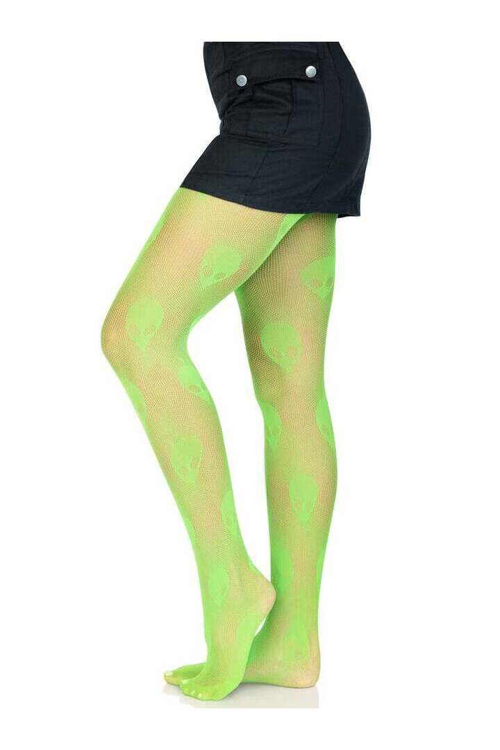 Leg Avenue Alien Net Tights in One Size 6