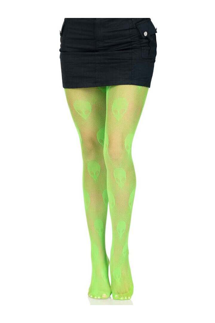Leg Avenue Alien Net Tights in One Size 7