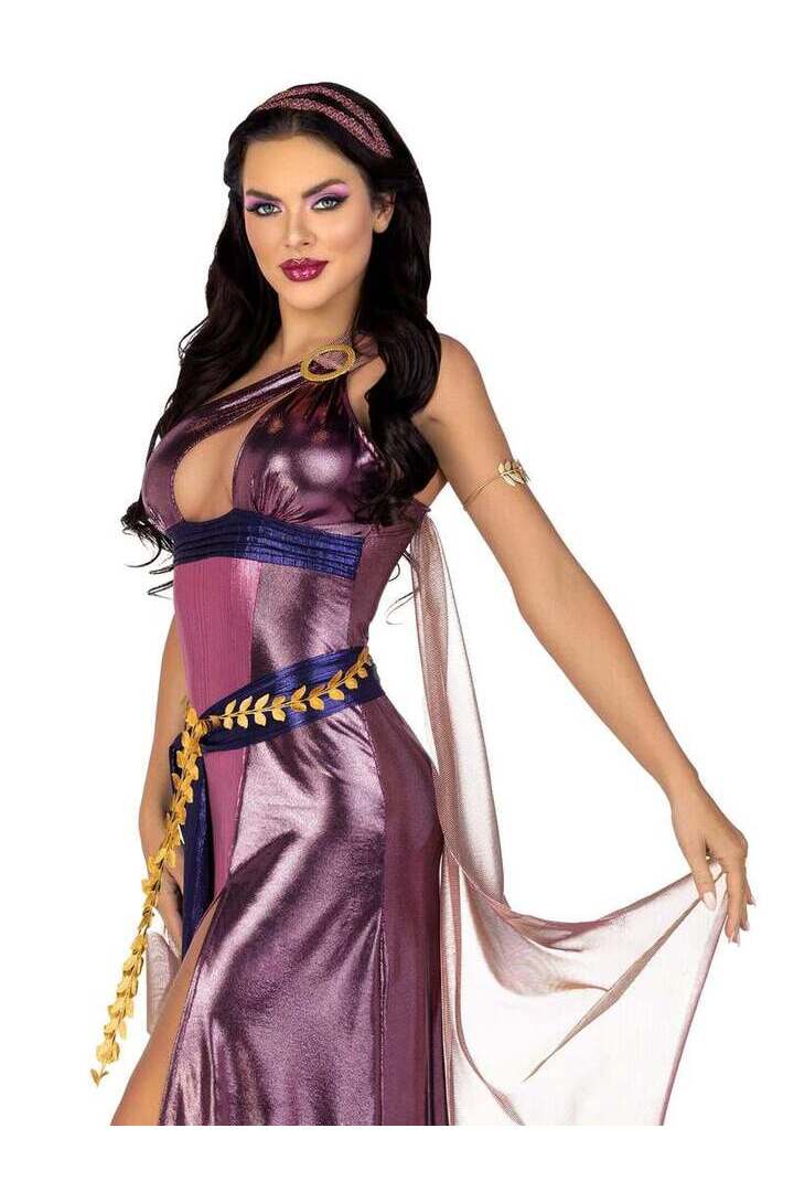 Leg Avenue Amethyst Goddess Costume in Purple 2