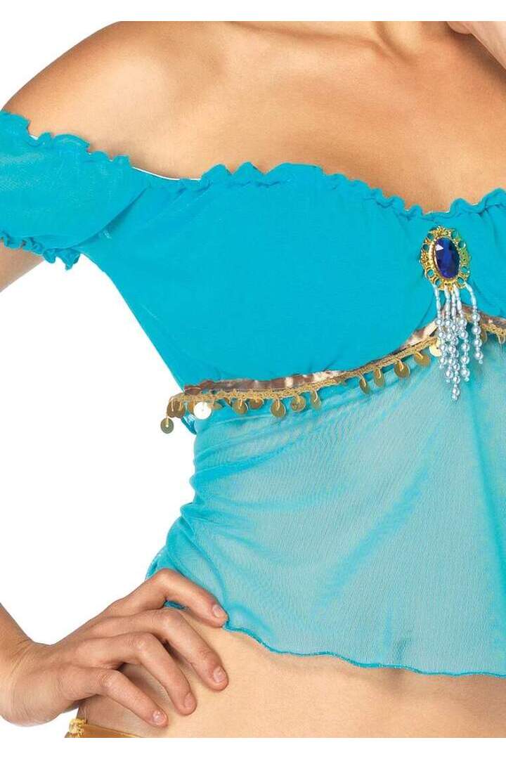Leg Avenue Arabian Beauty Costume in Turquoise 3
