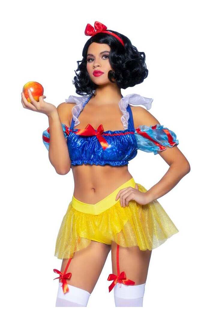 Leg Avenue Bad Apple Snow White Costume in Yellow 3