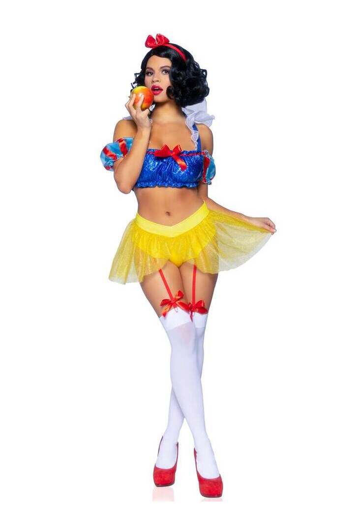 Leg Avenue Bad Apple Snow White Costume in Yellow 4