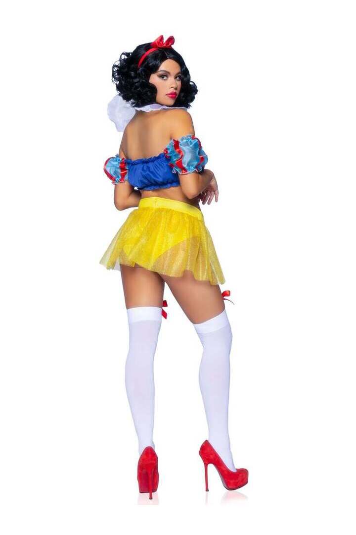 Leg Avenue Bad Apple Snow White Costume in Yellow 5