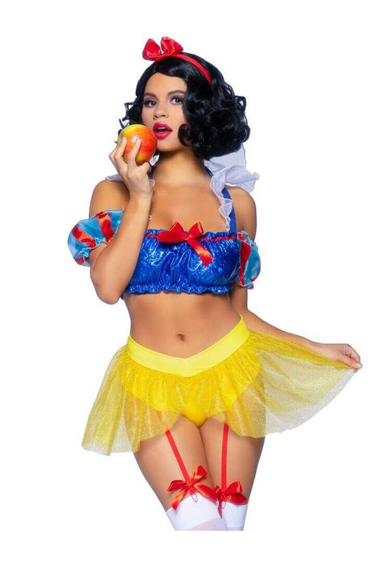 Leg Avenue Bad Apple Snow White Costume in Yellow 