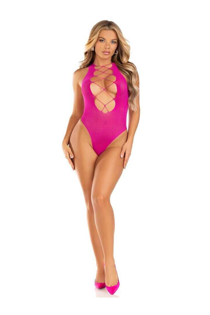 Leg Avenue Bad Reputation Tank Bodysuit in One Size 13