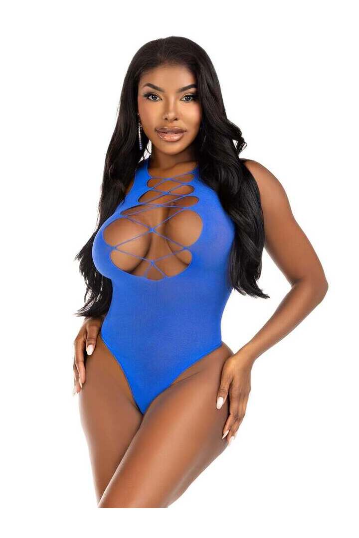 Leg Avenue Bad Reputation Tank Bodysuit in One Size 5