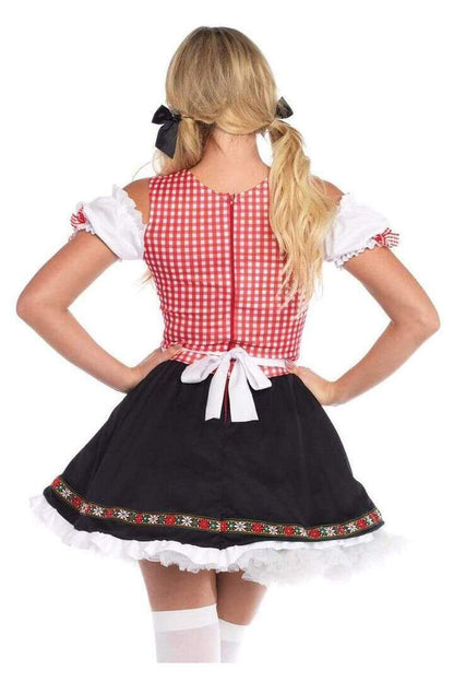 Leg Avenue Beer Garden Babe Costume in Red/Black 3