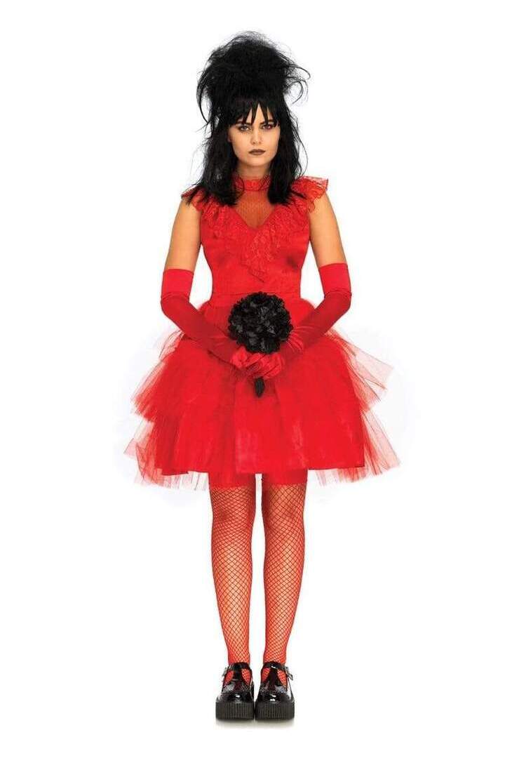 Leg Avenue Beetle Bride Costume in Red 3