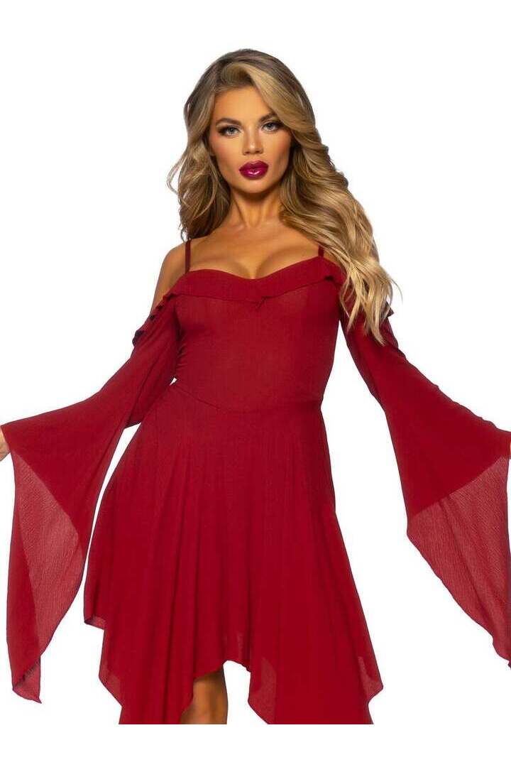 Leg Avenue Bell Sleeved Peasant Dress 12