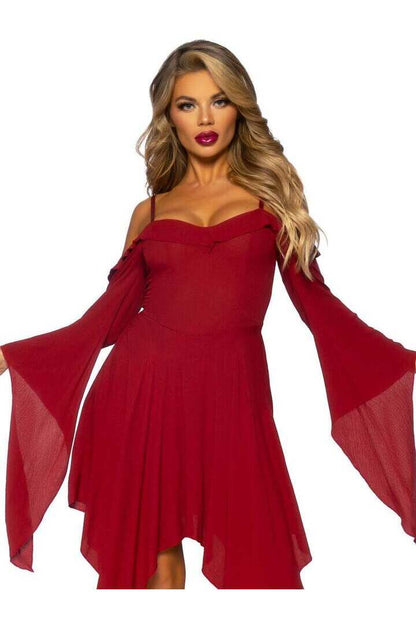 Leg Avenue Bell Sleeved Peasant Dress 12