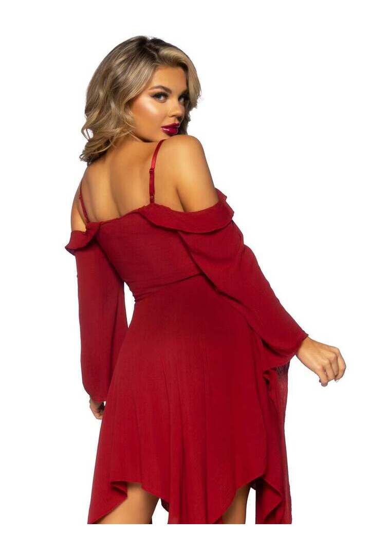 Leg Avenue Bell Sleeved Peasant Dress 13