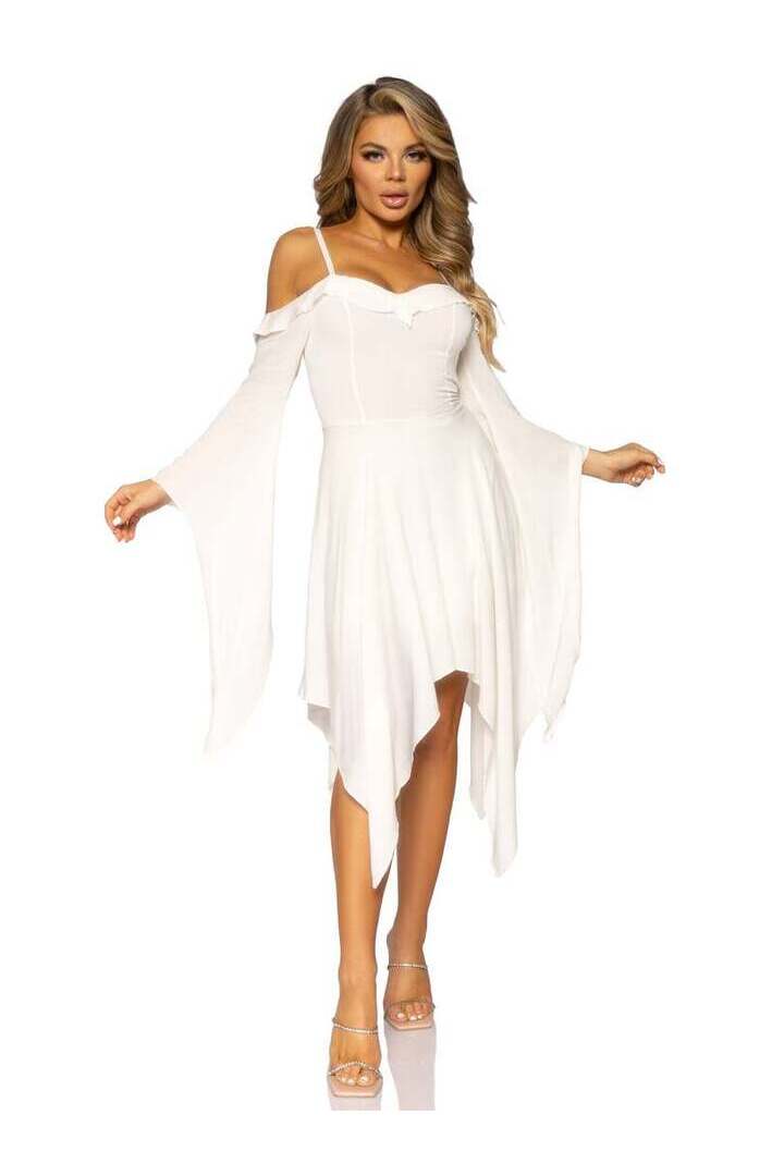 Leg Avenue Bell Sleeved Peasant Dress 9