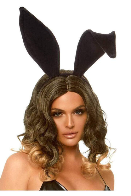 Leg Avenue Bendable Velvet Bunny Rabbit Ear Headband in One Size 