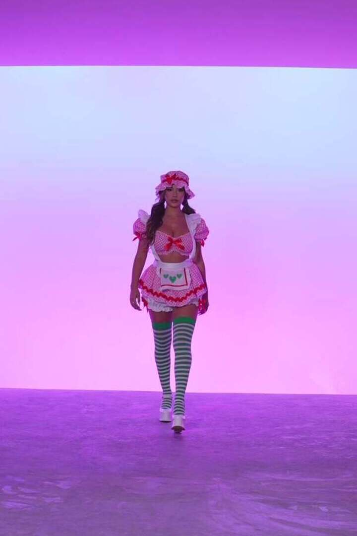 Leg Avenue Berry Babe Costume in Pink 6