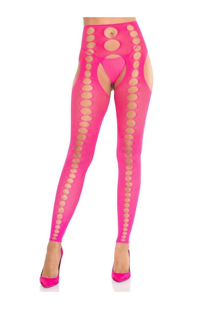 Leg Avenue Bex Cut-Out Suspender Tights in One Size 3