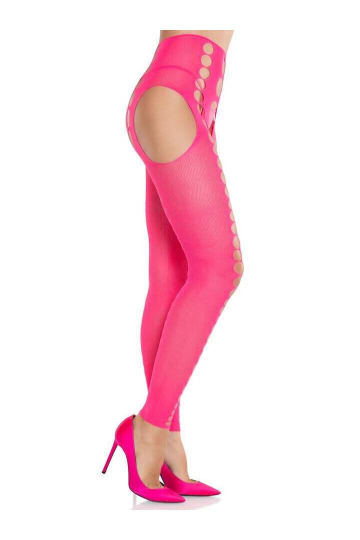 Leg Avenue Bex Cut-Out Suspender Tights in One Size 5