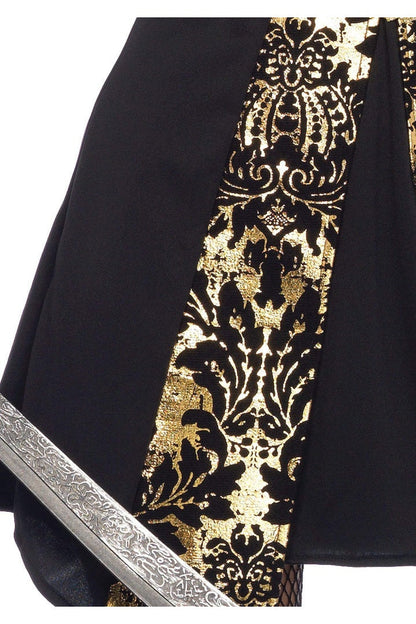 Leg Avenue Black Sea Buccaneer Costume Black/Gold  4