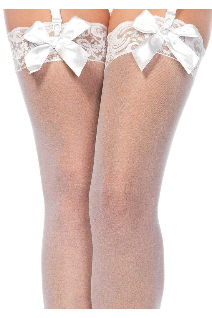 Leg Avenue Bunny Sheer Thigh Highs in One Size  3