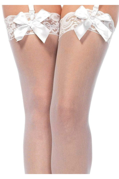 Leg Avenue Bunny Sheer Thigh Highs in One Size  3