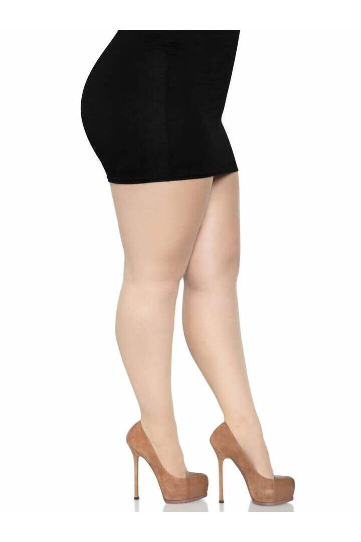 Leg Avenue Cadi Plus Sheer Backseam Pantyhose in 1X/2X 6