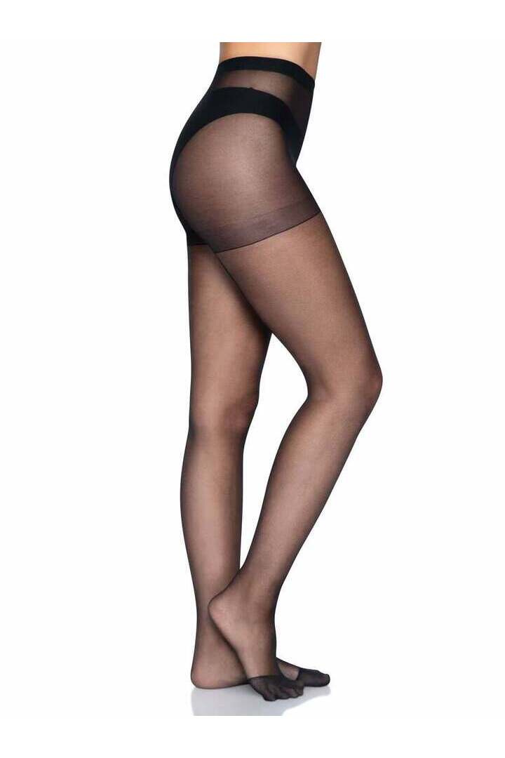 Leg Avenue Cadi Sheer Backseam Pantyhose in One Size 2
