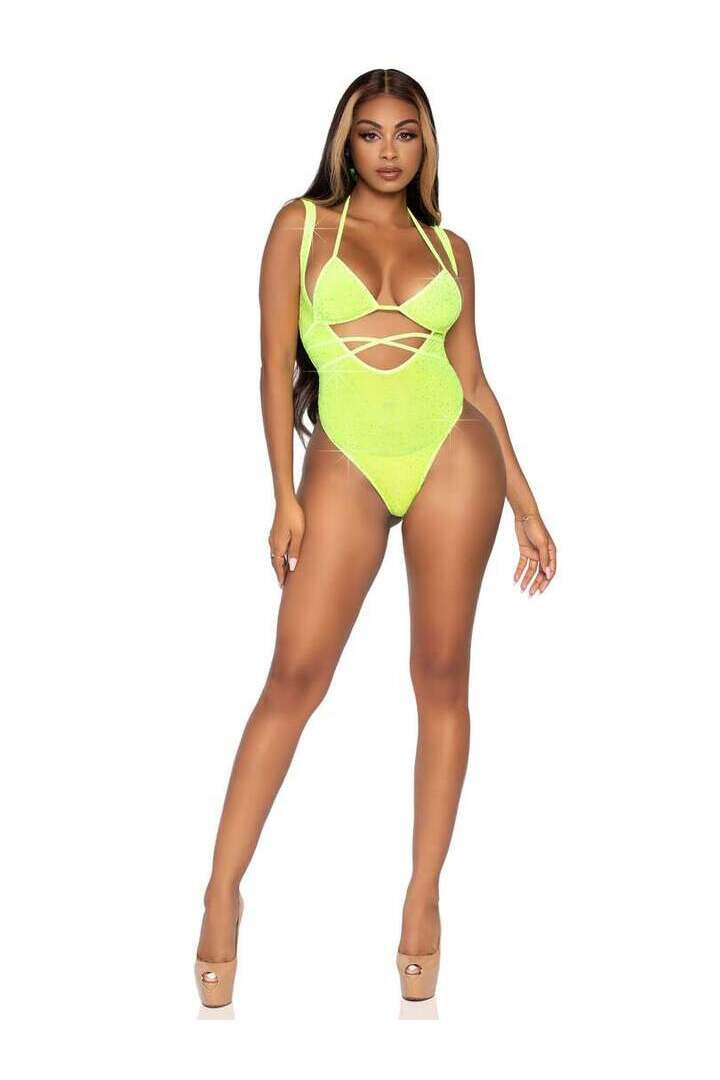 Leg Avenue Can't Get Enough Bodysuit Set in One Size 11