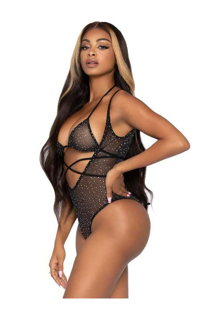 Leg Avenue Can't Get Enough Bodysuit Set in One Size 4