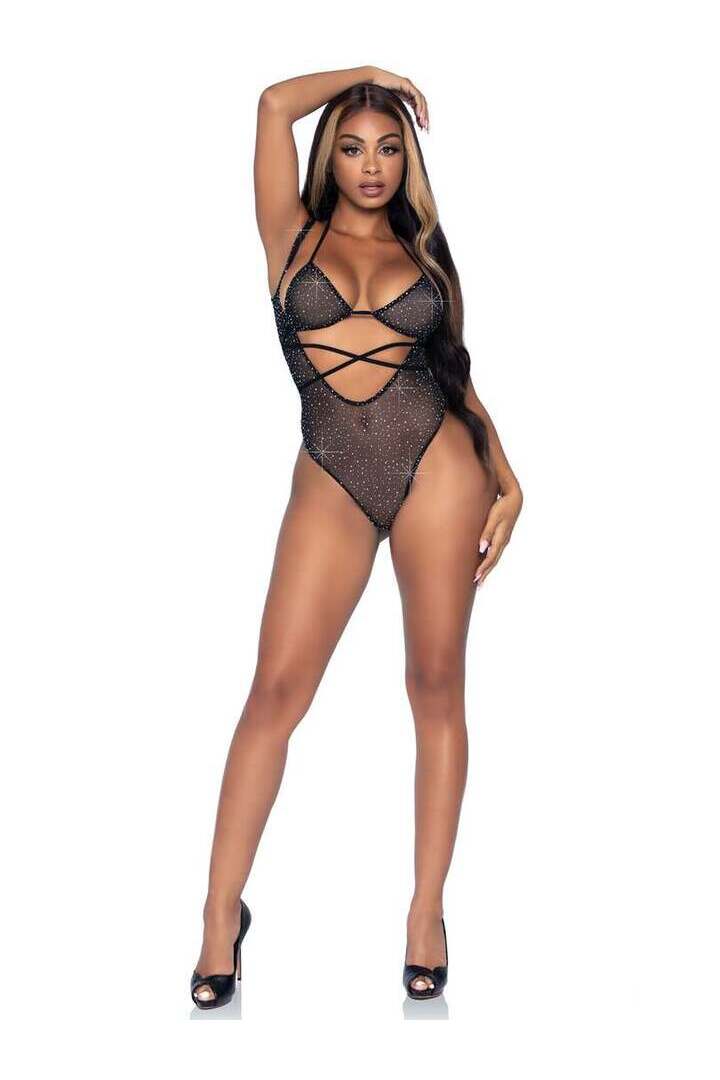 Leg Avenue Can't Get Enough Bodysuit Set in One Size 5