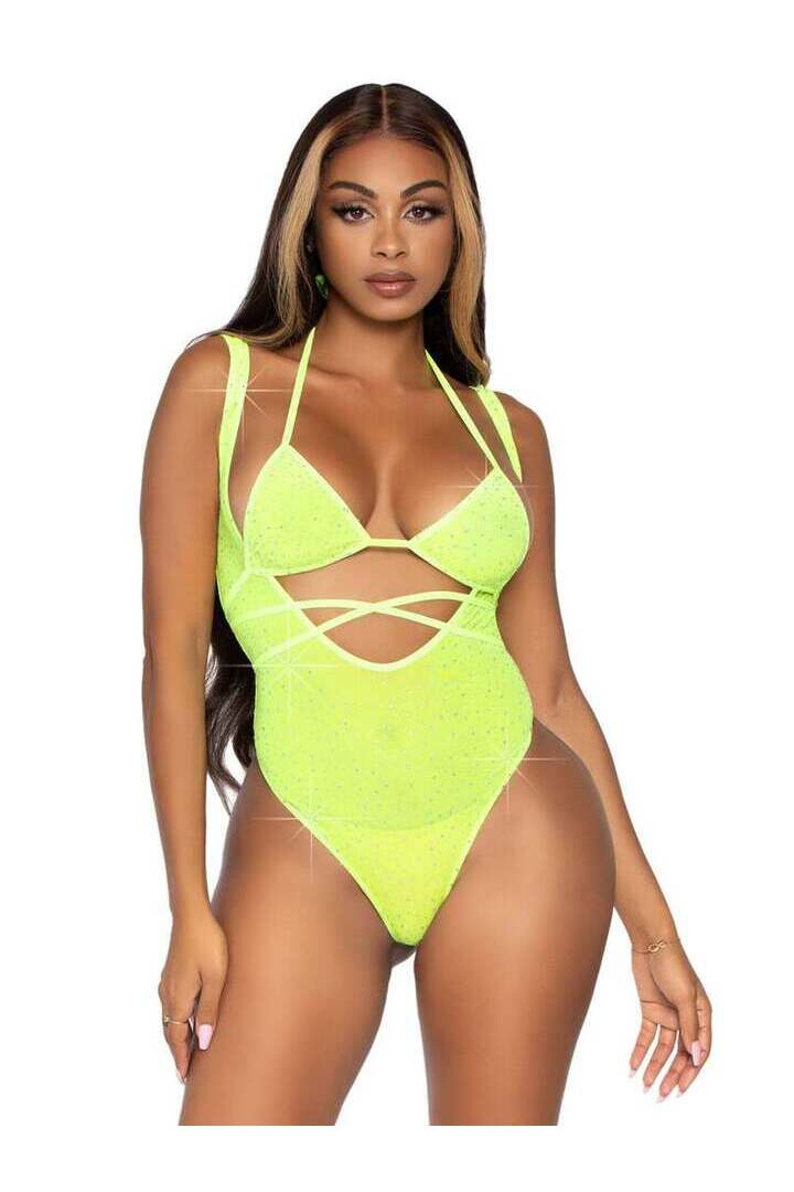 Leg Avenue Can't Get Enough Bodysuit Set in One Size 8
