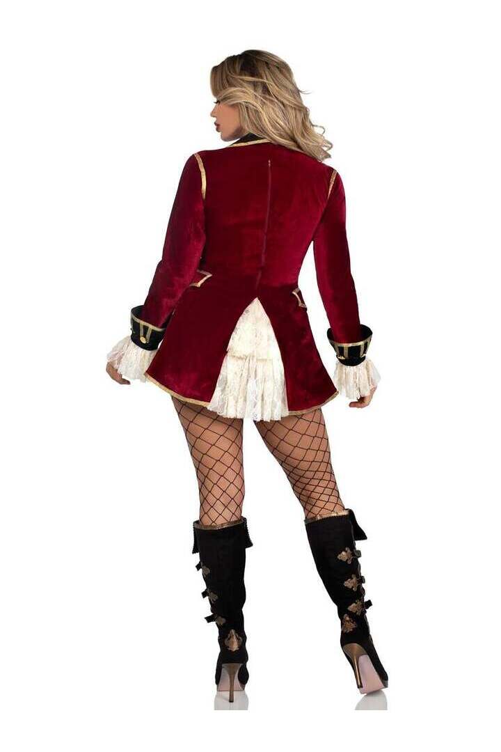 Leg Avenue Captivating Captain Pirate Costume in Red 5