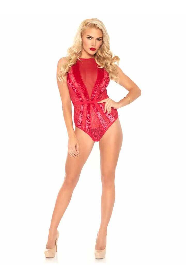 Leg Avenue Captured Romance Lace Bodysuit 6