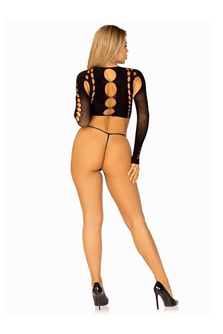 Leg Avenue Caught Up Crop Top Set in One Size  5