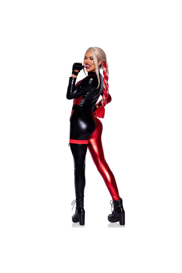 Leg Avenue Chaos Cutie Costume Black/Red 5