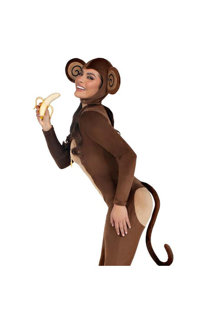 Leg Avenue Cheeky Monkey Costume Brown 2