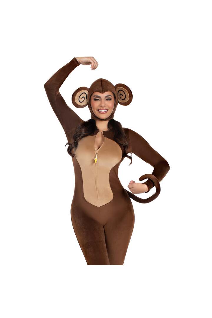 Leg Avenue Cheeky Monkey Costume Brown 3