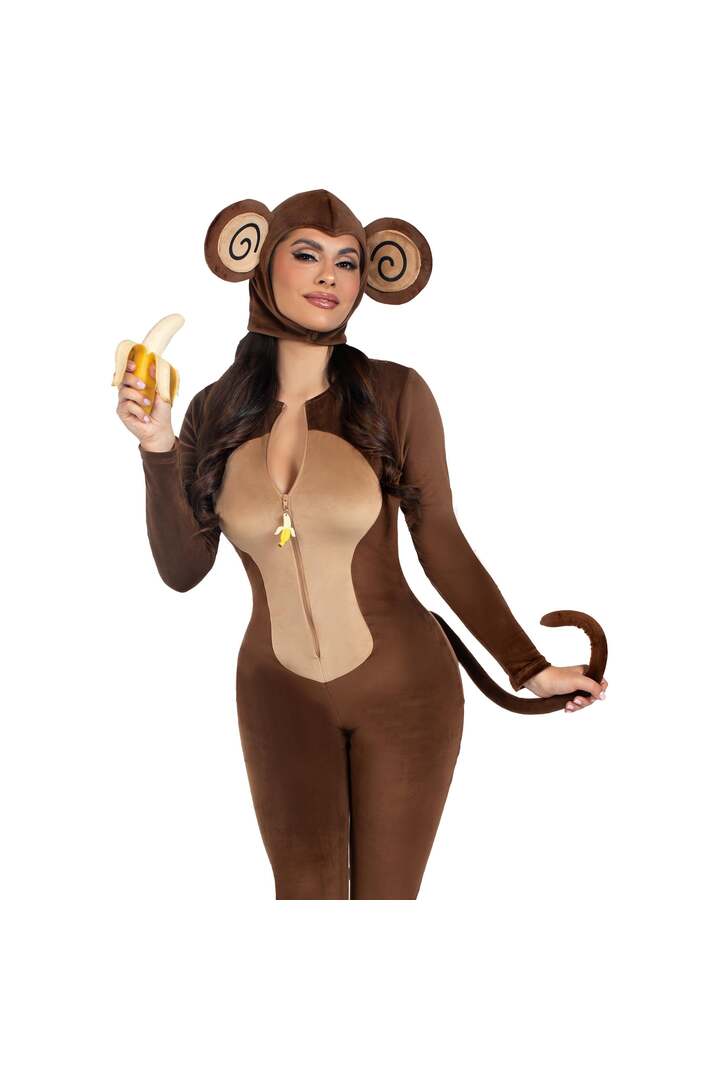 Leg Avenue Cheeky Monkey Costume Brown 